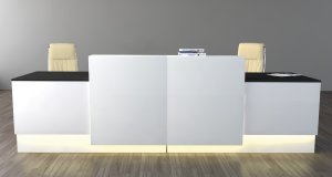Kundenberater-Schreibtisch 2 Arbeitsplätze