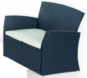 Gartensofa im hochwertigem Flechtwerk