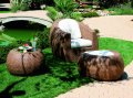 moderne und preiswerte Flechtwerk-Gartenm&ouml;bel