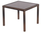 Geflecht-Gartentisch 90 x 90 cm