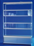 Schaufenstervitrine mit Deckenbeleuchtung