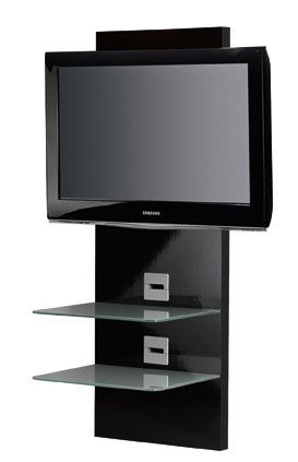 TV-Wandpaneele mit 2 Glasb&ouml;den
