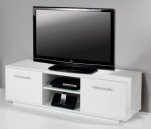 TV-Sideboard Edellack wei&szlig;
