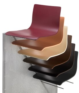 Sitzschale lackiert mit Diamanteneffektlack
