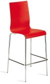 höhenverstellbarer Design-Barhocker Sitz Zebrano furniert