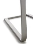 Esstischstuhl mit Schwinger-Stuhlgestell perlsilber 
