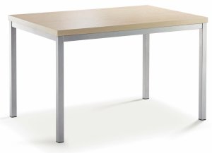 hochwertiger Tisch Vierkant-Stahlrohr