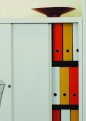 Schiebetüren-Stahlschrank für Aktenordner