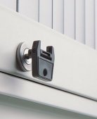 Büro-Rollladenstahlschrank  weiß