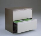 Hängeregistraturschrank-blau mit 4 Schubladen