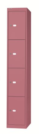 abschließbarer Wertsachenschrank Stahl pink