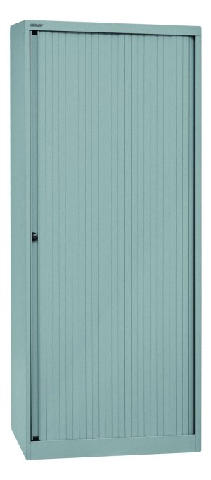 Aktenschrank mit abschließbaren Rollladen