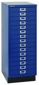 robuster Schreibtisch-Beistellcontainer aus Stahl
