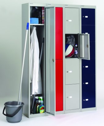 Umkleidekabine-Stahlschrank sicher abschließbar