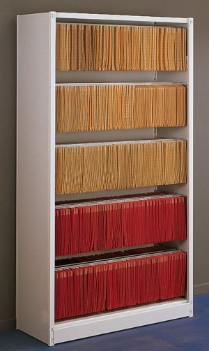 Büro-Stahlregal für Hängeregistermappen