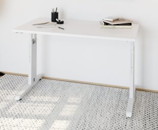 kompakter Homeoffice-Schreibtisch weiß