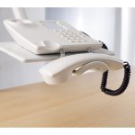 Schreibtisch-Telefonschwenkarm mit Telefonhörerhalterung