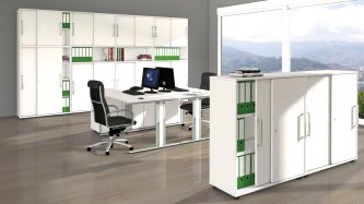 günstige Büro-Schiebetürenschränke
