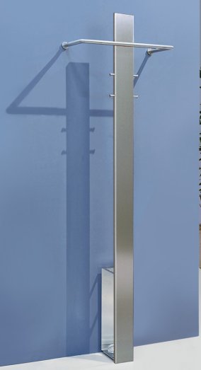 Edelstahl-Garderobe