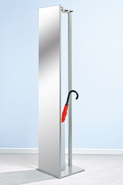 doppelseitiger Standspiegel Höhe=180cm mit Mantelhaken