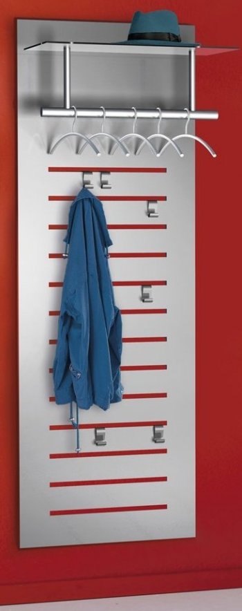 Stahlgarderobe zur Wandmontage 