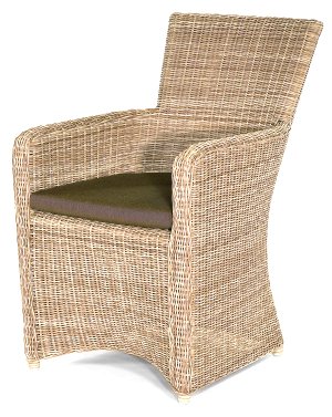 bequemer Antik-Gartensessel "Venus" im robusten und