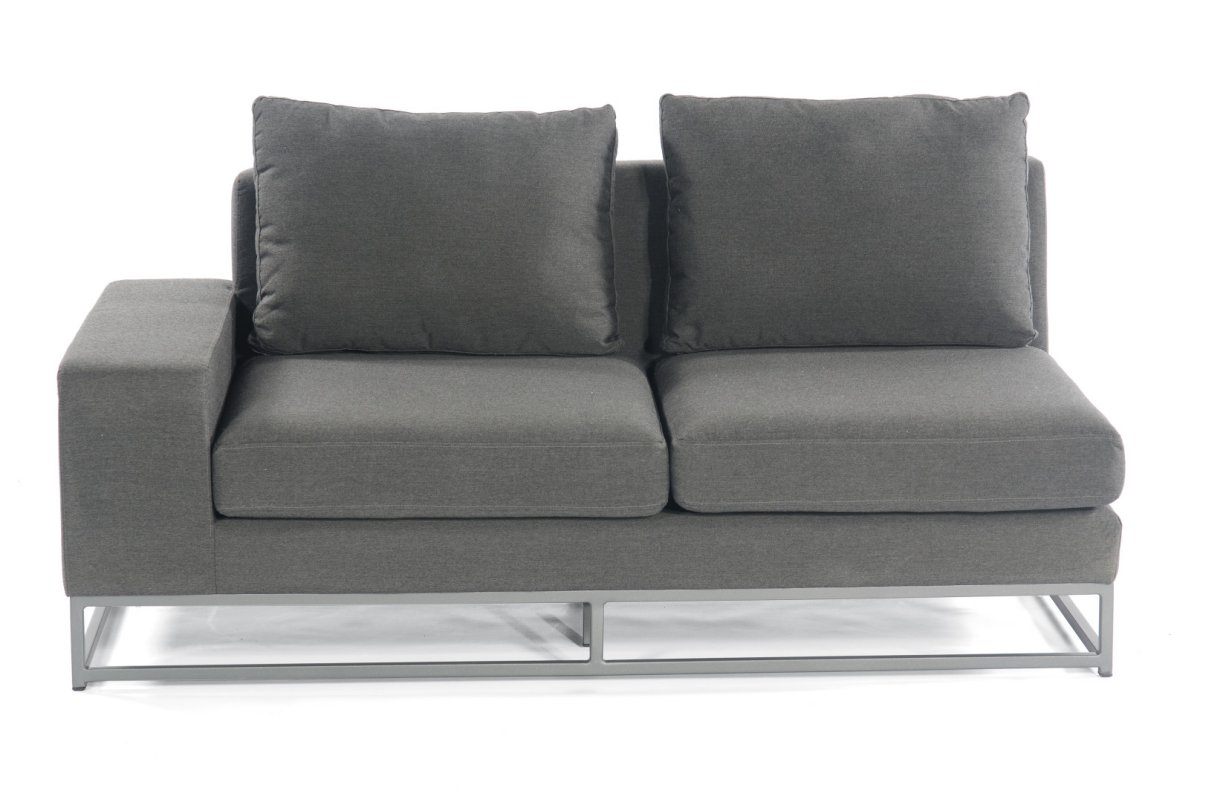 gepolsterte Eckcouch für die Terrasse
