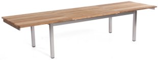 Garten-Ausziehtisch Old Teak recycelt und Edelstahl auf 3,4 Meter ausziehbar Garten-Ausziehtisch aus Old Teak recycelt und Edelstahl auf 3,4 Meter ausziehbar