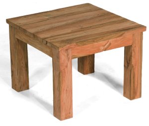 Beistelltisch aus massiven Teakholz