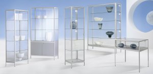Brandschutz-Ausstellungsvitrinen