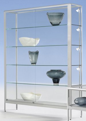 Brandschutz-Vitrinenschrank abschließbar