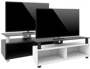 TV-Lowboard mit 2 Gerätefächern
