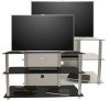 TV-Rack mit 3 Glasböden