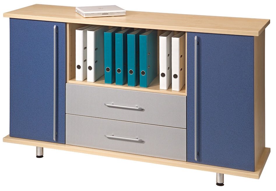 moderner Büro-Aktenschrank melaminbeschichtet