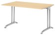 preiswerter Schreibtisch Ahornholz-Optik