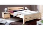 robustes Holzrahmen-Doppelbett 