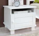 robustes Massivholz-Doppelbett
