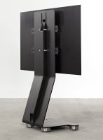 Fernseher-Stahl-Standfuß-Laufrollen