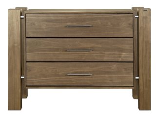 elegante Schlafzimmer-Kommode aus Nussbaum