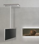 stabile Fernseher-Deckenhalterung mit einem verschiebbaren und