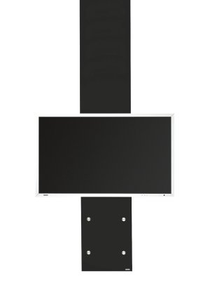 TV-Wandhalterung am Stahlplatte bis Zimmerdecke