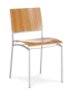 Design-Esstischstuhl Zebrano furniert